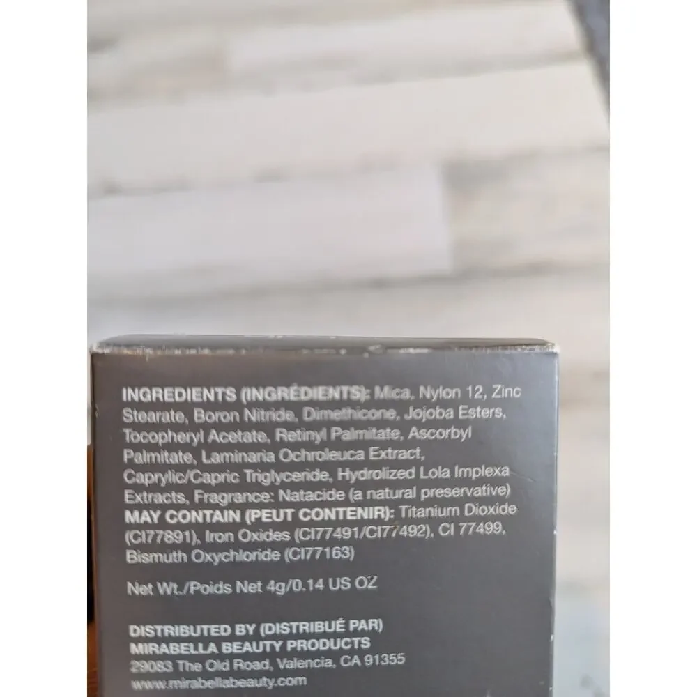 MIRABELLA Pure Shade Loose Mineral Foundation Shade 2 NEW Makeup